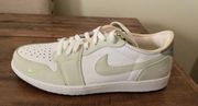 Nike Air Jordan 1 Low OG: White - Ghost Green - Size 11