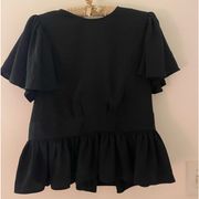 Express black elegant blouse size L