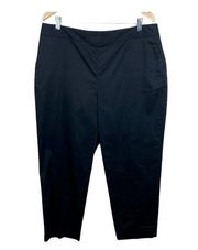 Pendleton Dress Pants 16 Ankle‎ Black Straight Leg Office Career Workwear