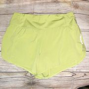 Athleta  Neon Yellow Running Shorts Size S