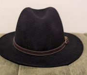 JoS. A. Bank 100% WOOL black Traveler Collection fedora