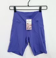 Halara Cloudful Fabric 3.0 High Waisted Crossover Side Pocket Yoga Biker Shorts