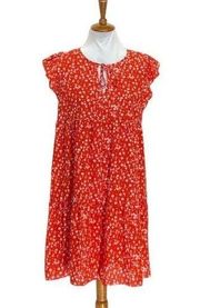 19 Cooper Disty Coral Floral Dress