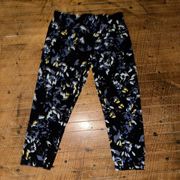 Sweaty Betty Power navy floral Athleisure crop m leggings