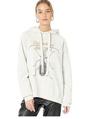 ALLSAINTS Chasma Lucia Graphic Hoodie - Ivory White - Medium