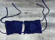 navy blue bikini top