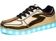Gold Light Up Sneakers