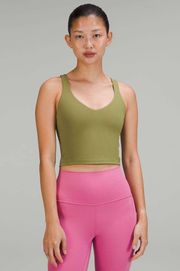 Lululemon Bronze green  align tank