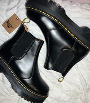 2976 SMOOTH LEATHER PLATFORM CHELSEA BOOTS