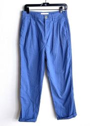 Mara Hoffman 6 Blue Pleated Pants