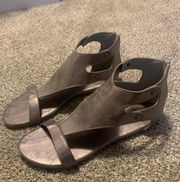 Slivery Bronze Sandals