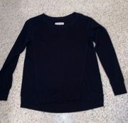 MOSSIMO SUPPLY CO BLACK SWEATSHIRT CREW SMALL