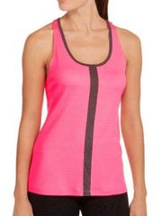 Avía pink and gray cross back active tank size large