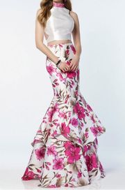 Two Piece Prom Dress