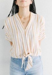 Rails June Amber Stripe Blouse Top NWT Sz. XS