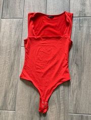 Dynamite red bodysuit