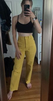 Vintage Yellow Pants