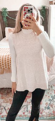 Beige Sleeves Sweater 