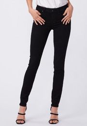 Paige  Verdugo Ultra Skinny Black Shadow Jeans Women's Size 24