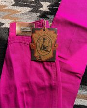 Vintage Western Fuchsia Jeans