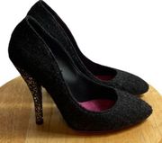 Bottega Veneta Wool Tweed Crystal Heel Pump