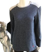 Tommy Bahama Blue Gray Cotton Sweater Women's Size Medium