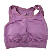 Gymshark  Berry Pink Sports Bra Top Layered Look Workout Sporty Active Size Small