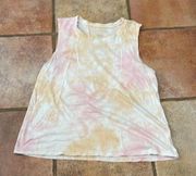 Carbon38 tie dye muscle tank