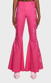 Sugar Thrillz Star Flare Pants