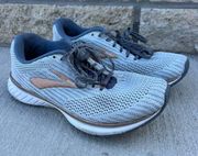 Brooks  Revel 3 Gray Gold running Shoes 1203021b089 Size 6B