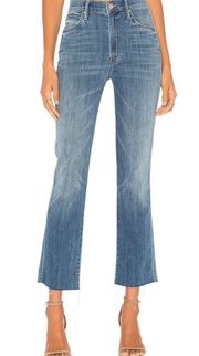 Mother High Waisted Rascal Ankle Fray Jeans 