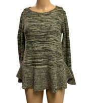 Style & Co gray / green sweater size SP