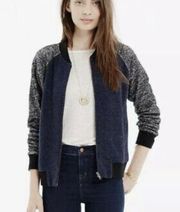 Madewell Sweatshirt Varsity Bomber Jacket Sz XS