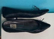 Barney’s New York COOP Black Fur Flats size 38.5 / US Size 8