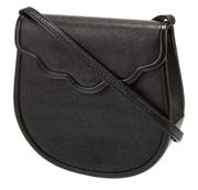 Rare Vintage YSL Black Saffiano Leather Crossbody Bag