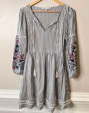 Cupcakes and cashmere pinstripe dress size XS