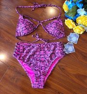 YMI Pink 2pc Bikini Size Medium