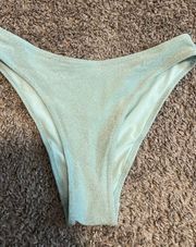 Glitter Blue Bikini Bottoms