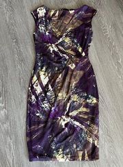 Suzi Chin For Maggy Boutique Dresss Size 2 Purple