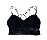 Gilly Hick Lightly Padded Black Bralette Size Small