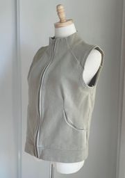 Y2K  Minimalist Neutral Cyber Gorpcore Sweatshirt Vest