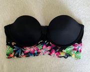 PINK - Victoria's Secret Pink by Victoria’s Secret Floral Strapless Bustier, size 34B 🟦