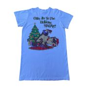 Vintage 1995 Christmas Taz Give In To The Holiday Spirit White Graphic T-shirt