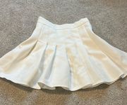 white skirt