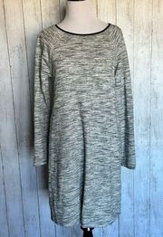 Small Grey Paraphrase Sweater dress with Zipper