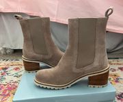 Taupe Suede Boots