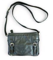 Cole Haan Zooey Black Leather Crossbody Bag