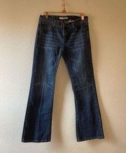 Stetson No. 816 Classic Bootcut Jeans Size 6 Low Rise Dark Wash