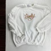 Princess Polly White Howdy Sweatshirt