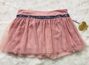 NWT Princess Vera Wang Barbie Pink Rhinestone& Sequins Tulle Skirt Size 11 Large